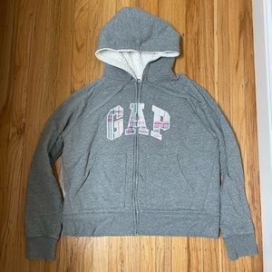 Gap Logo Cozy Sherpa-Lined Hoodie